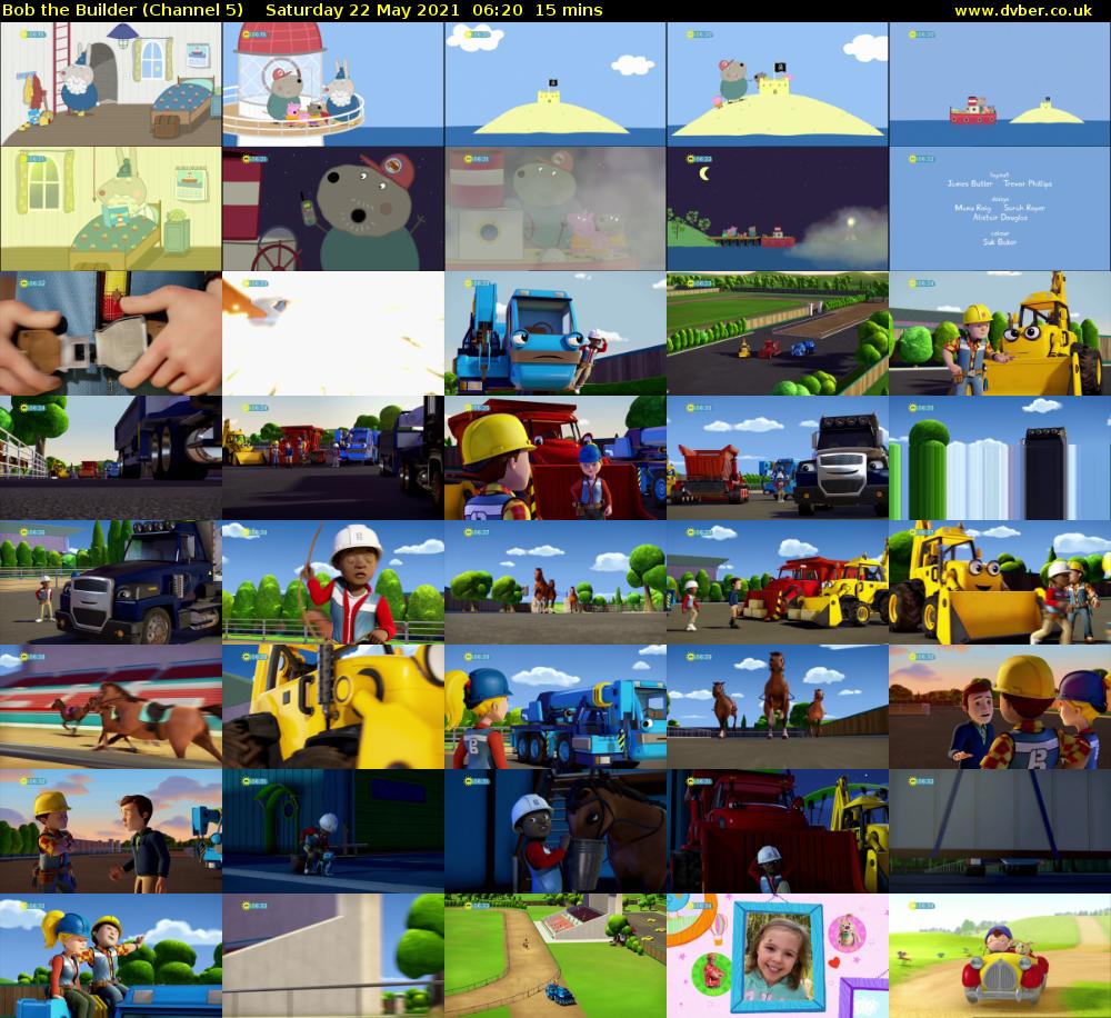Bob the Builder (Channel 5) Saturday 22 May 2021 06:20 - 06:35