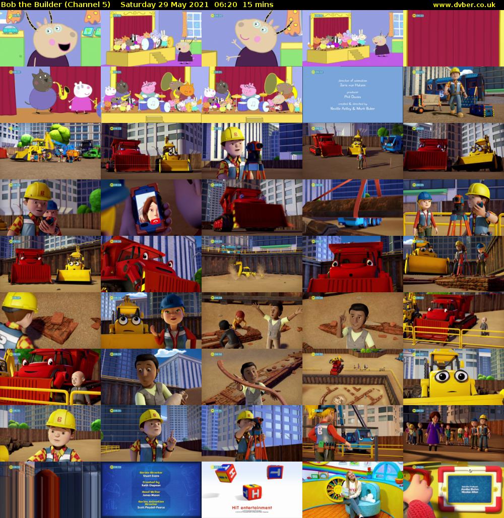 Bob the Builder (Channel 5) Saturday 29 May 2021 06:20 - 06:35