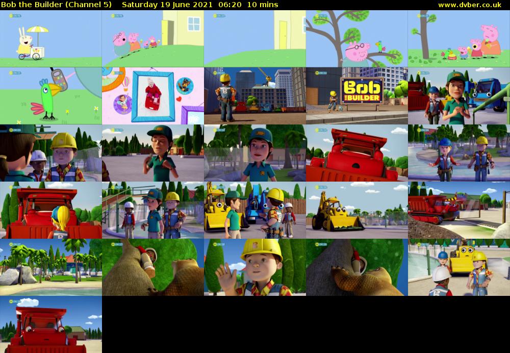 Bob the Builder (Channel 5) Saturday 19 June 2021 06:20 - 06:30