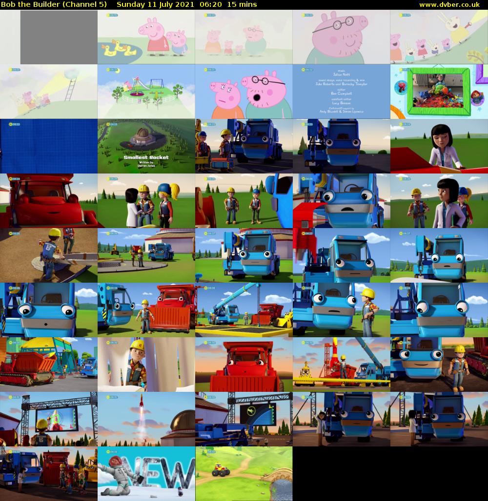 Bob the Builder (Channel 5) Sunday 11 July 2021 06:20 - 06:35