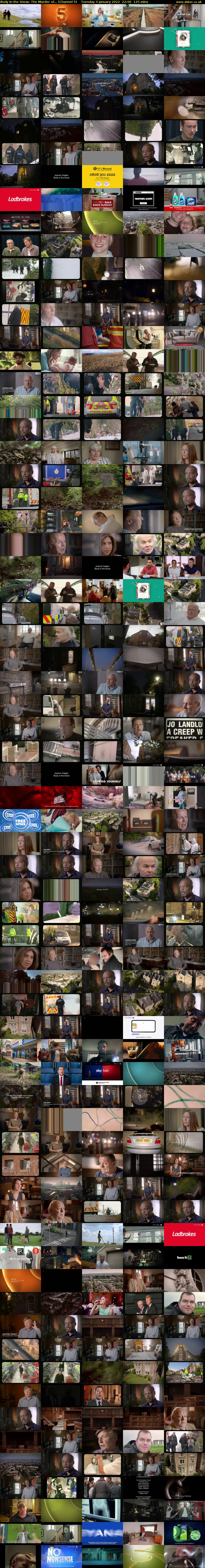 Body in the Snow: The Murder of... (Channel 5) Tuesday 4 January 2022 22:00 - 00:05