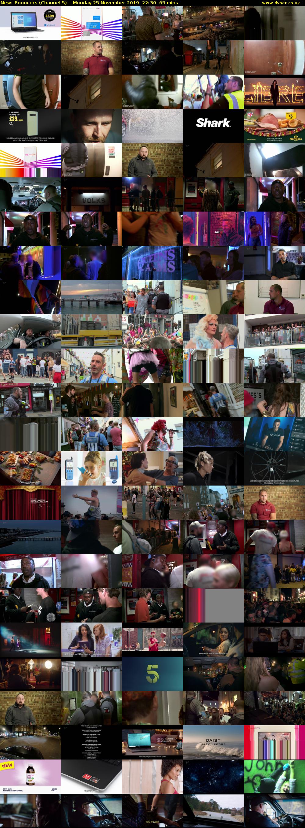 Bouncers (Channel 5) Monday 25 November 2019 22:30 - 23:35