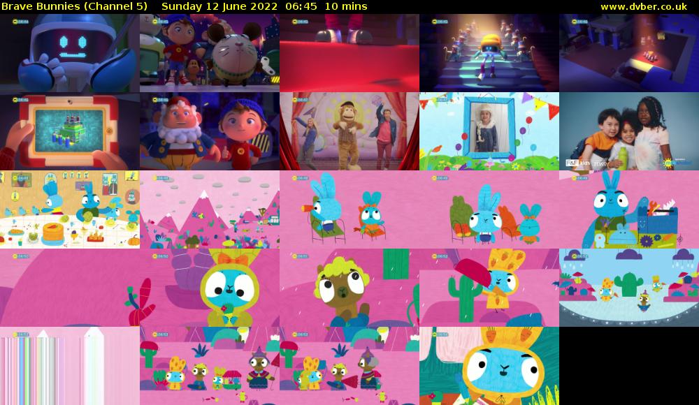 Brave Bunnies (Channel 5) Sunday 12 June 2022 06:45 - 06:55
