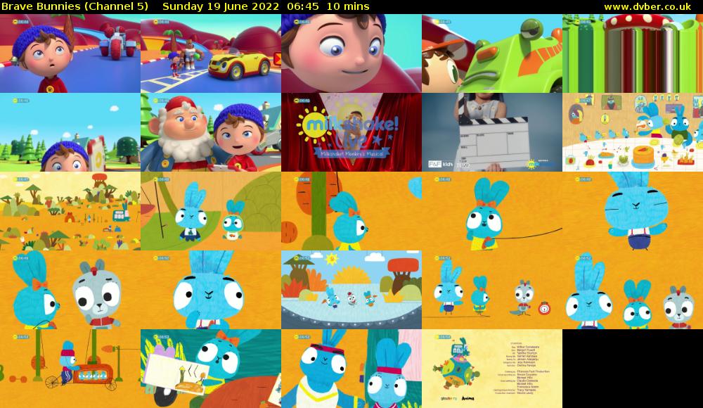 Brave Bunnies (Channel 5) Sunday 19 June 2022 06:45 - 06:55