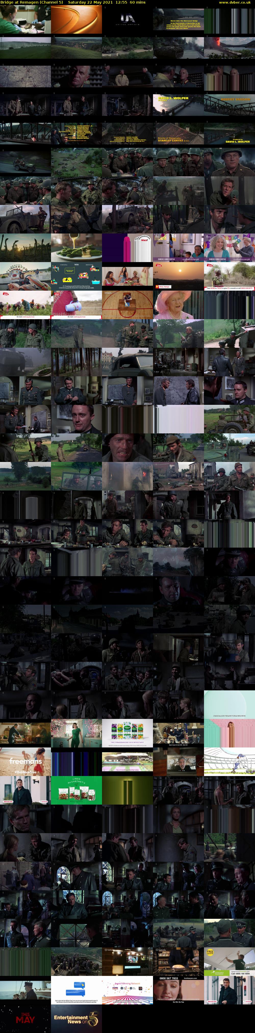 Bridge at Remagen (Channel 5) Saturday 22 May 2021 12:55 - 13:55