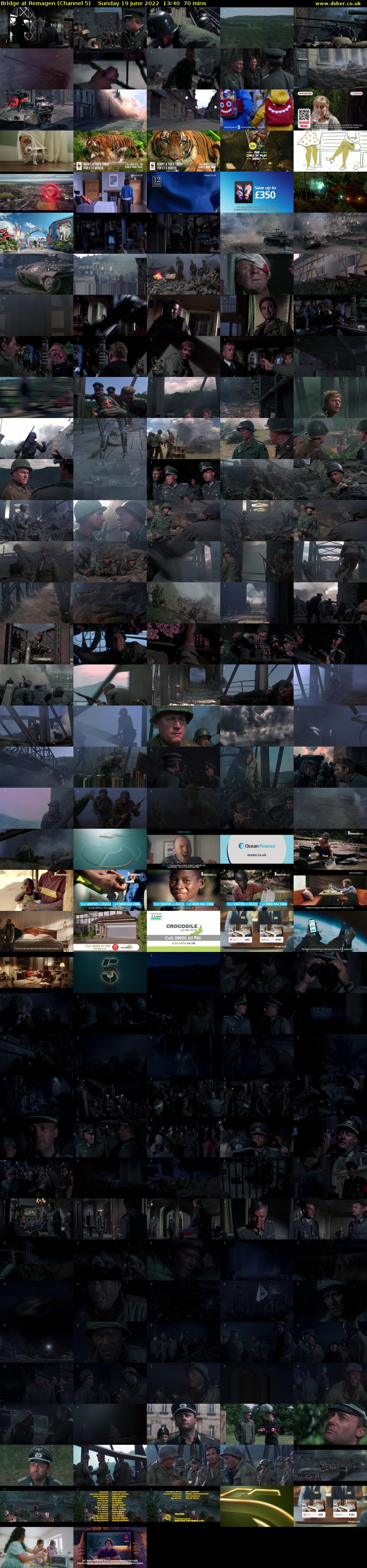 Bridge at Remagen (Channel 5) Sunday 19 June 2022 13:40 - 14:50