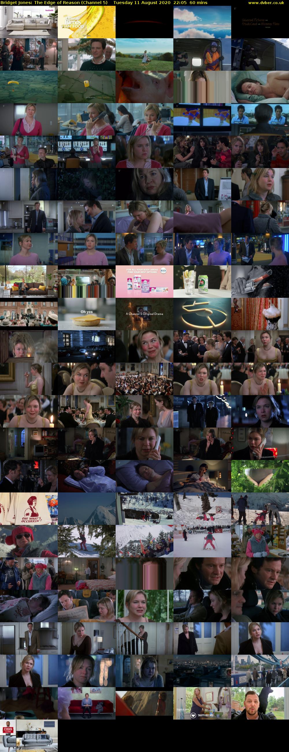 Bridget Jones: The Edge of Reason (Channel 5) Tuesday 11 August 2020 22:05 - 23:05