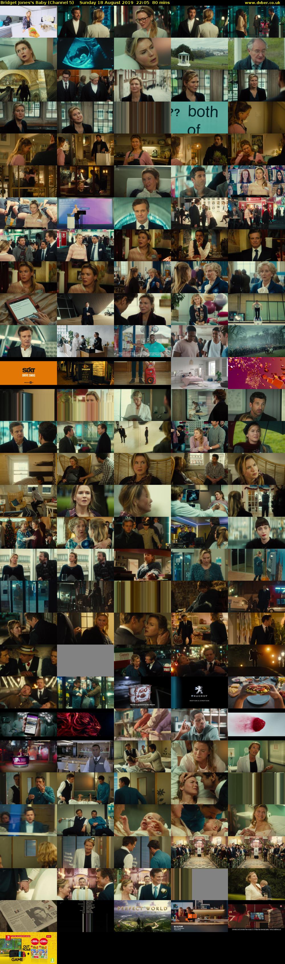 Bridget Jones's Baby (Channel 5) Sunday 18 August 2019 22:05 - 23:25