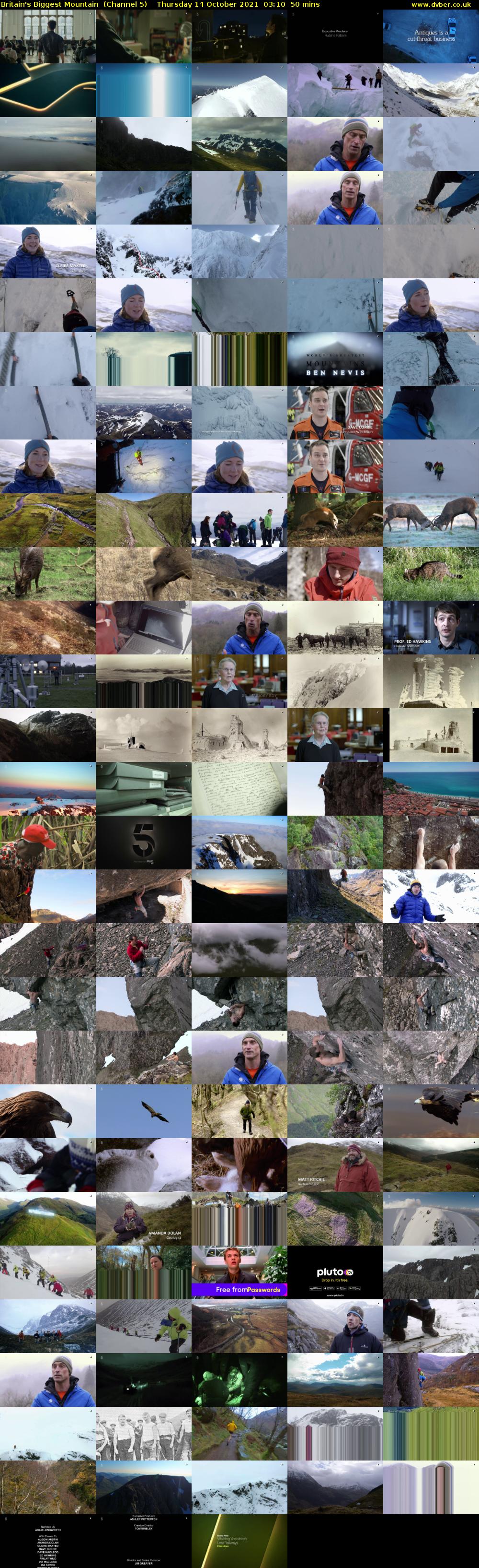 Britain's Biggest Mountain  (Channel 5) Thursday 14 October 2021 03:10 - 04:00