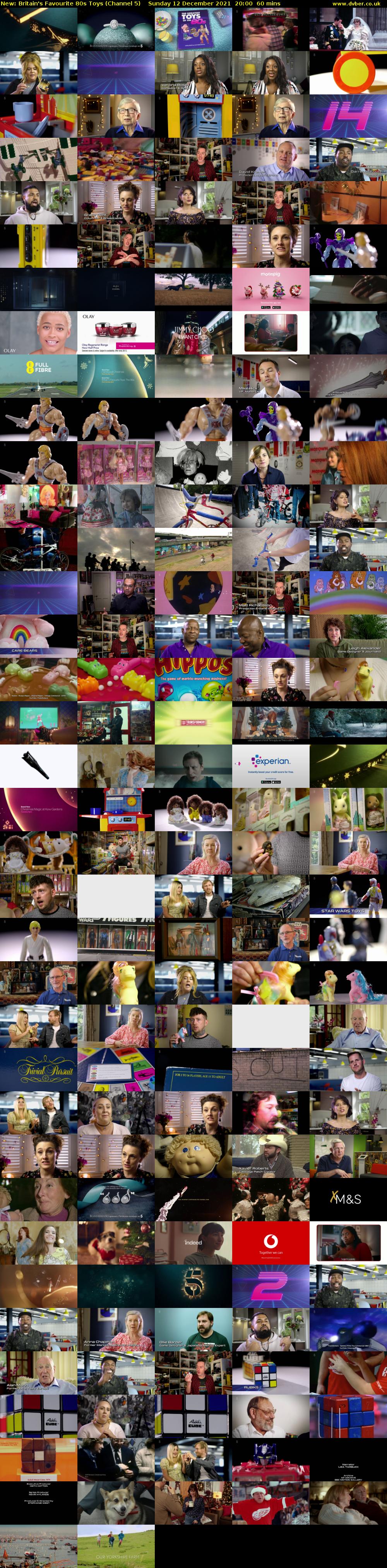 Britain's Favourite 80s Toys (Channel 5) Sunday 12 December 2021 20:00 - 21:00