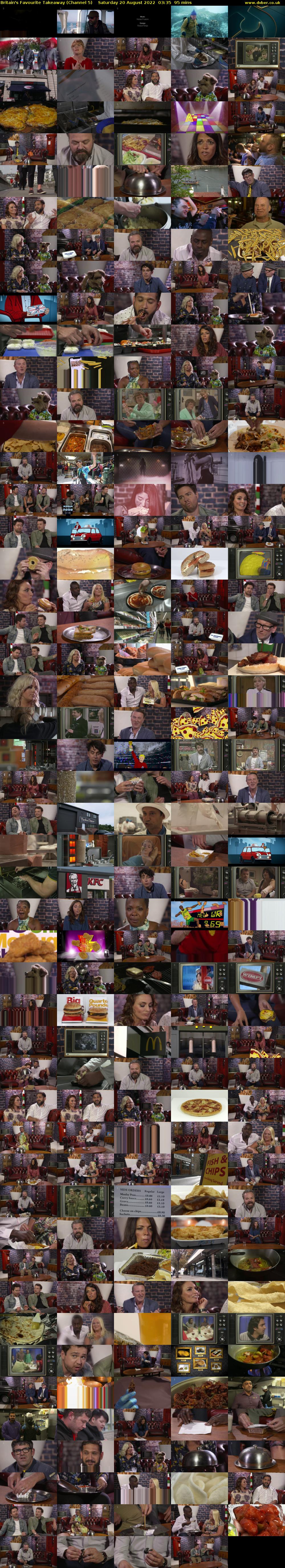 Britain's Favourite Takeaway (Channel 5) Saturday 20 August 2022 03:35 - 05:10