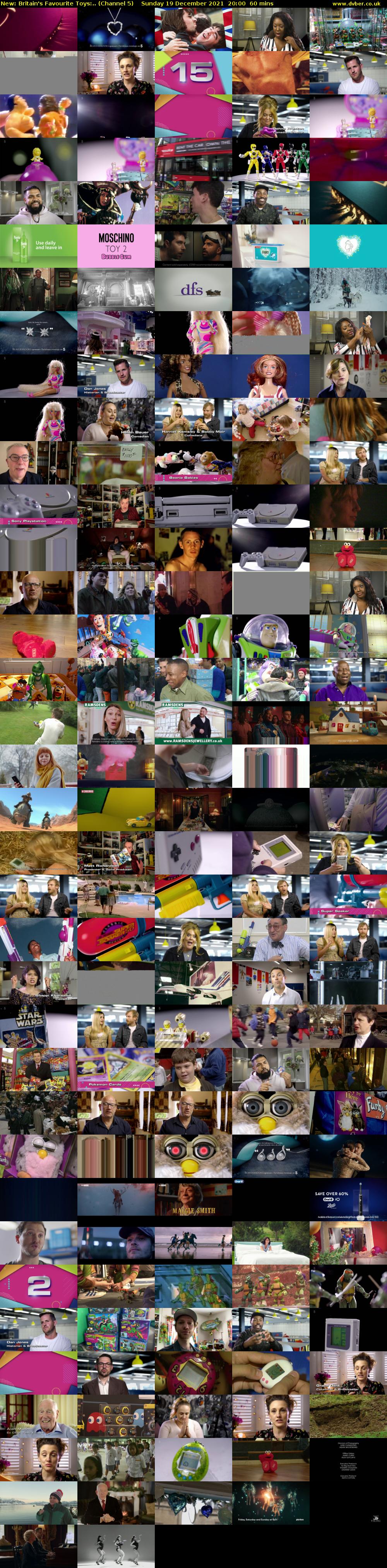 Britain's Favourite Toys:.. (Channel 5) Sunday 19 December 2021 20:00 - 21:00