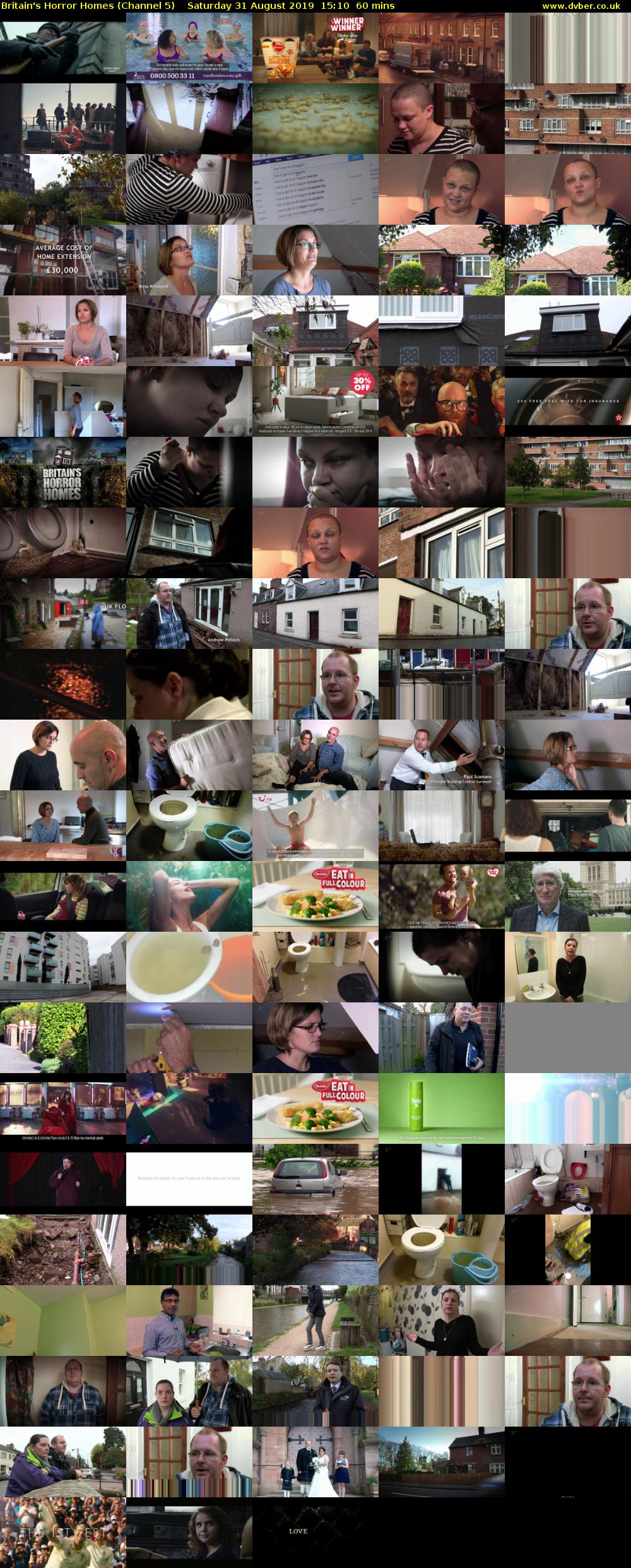 Britain's Horror Homes (Channel 5) Saturday 31 August 2019 15:10 - 16:10