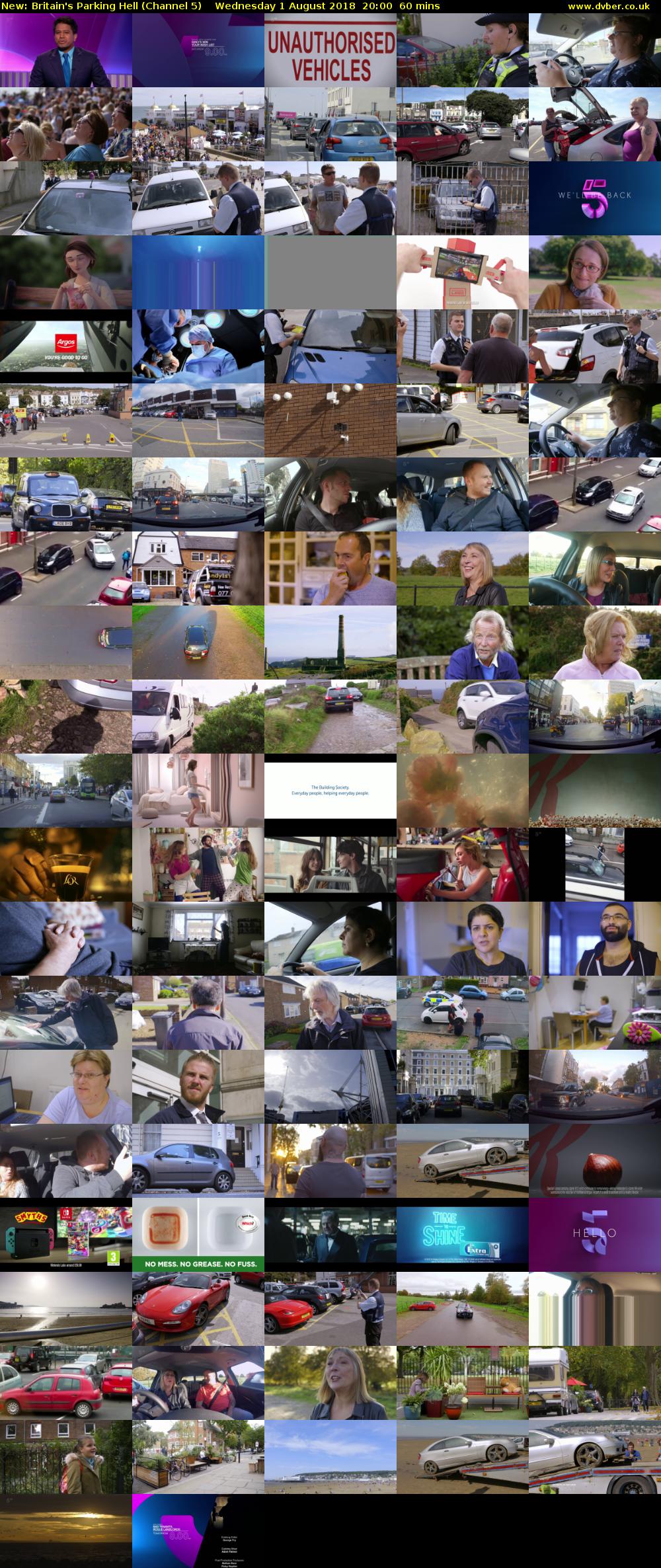 Britain's Parking Hell (Channel 5) Wednesday 1 August 2018 20:00 - 21:00