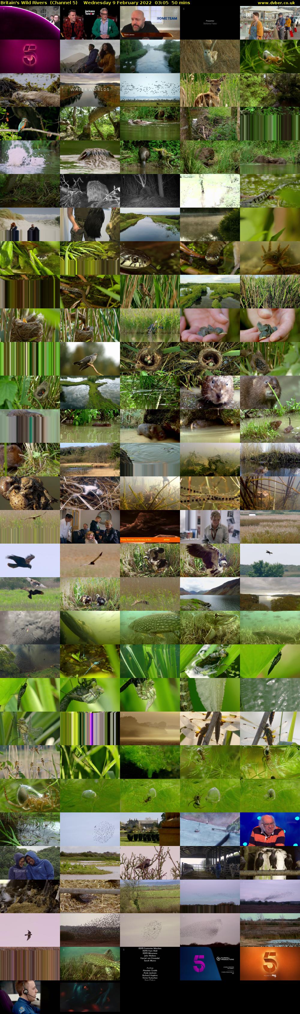 Britain's Wild Rivers  (Channel 5) Wednesday 9 February 2022 03:05 - 03:55