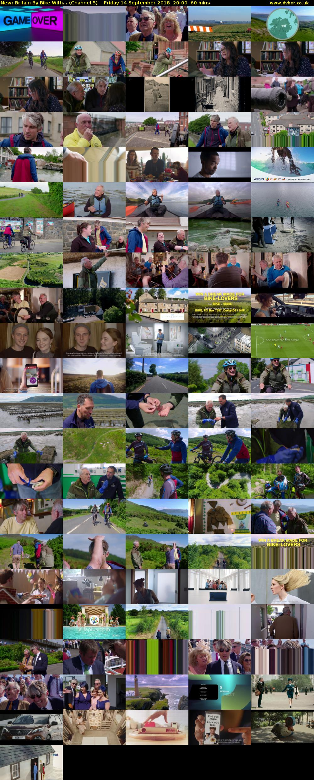 Britain By Bike With... (Channel 5) Friday 14 September 2018 20:00 - 21:00