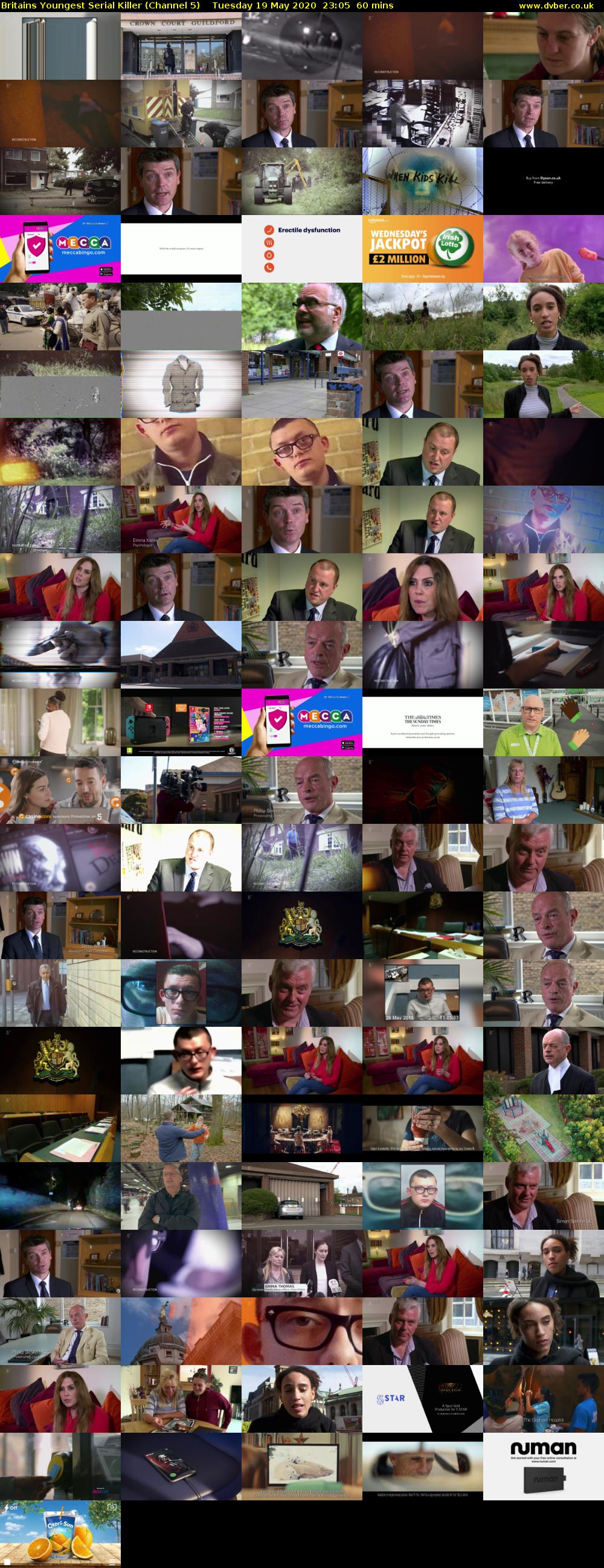 Britains Youngest Serial Killer (Channel 5) Tuesday 19 May 2020 23:05 - 00:05