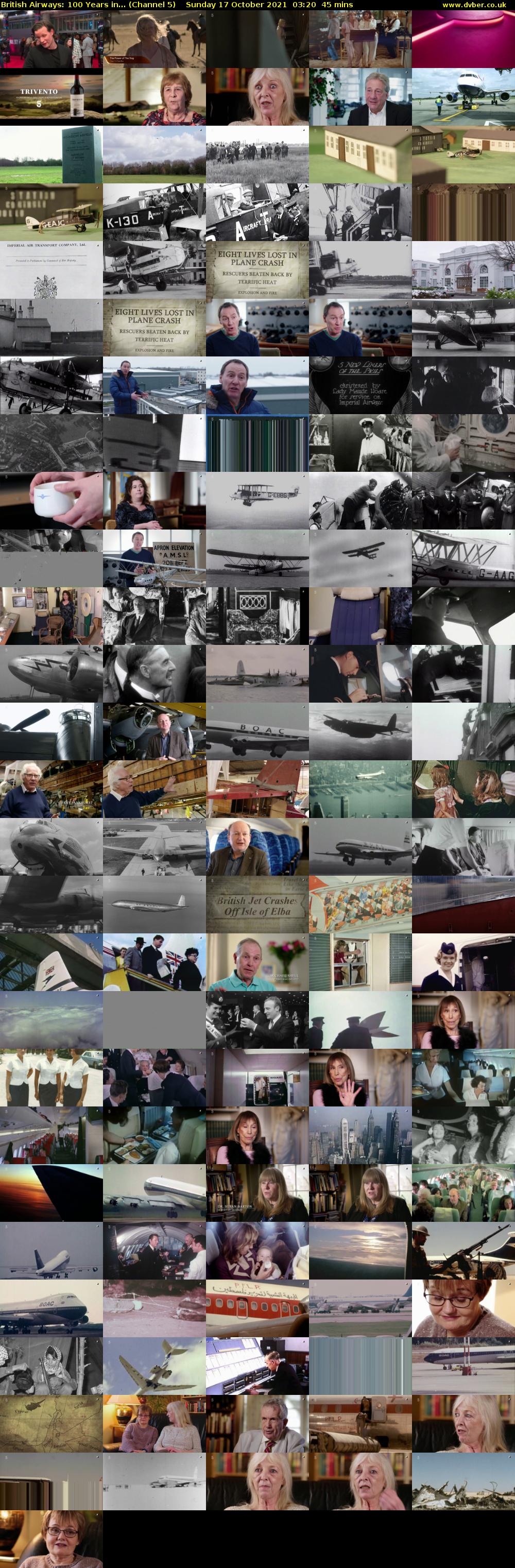 British Airways: 100 Years in... (Channel 5) Sunday 17 October 2021 03:20 - 04:05