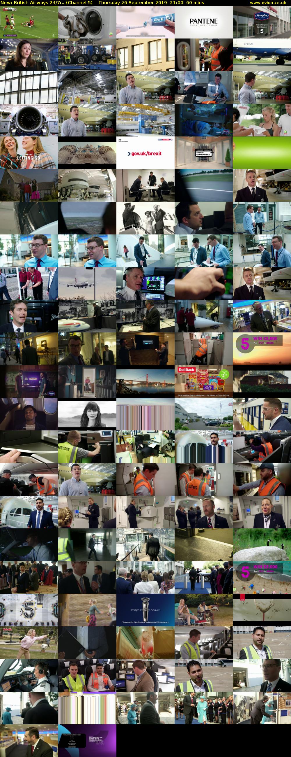 British Airways 24/7:.. (Channel 5) Thursday 26 September 2019 21:00 - 22:00
