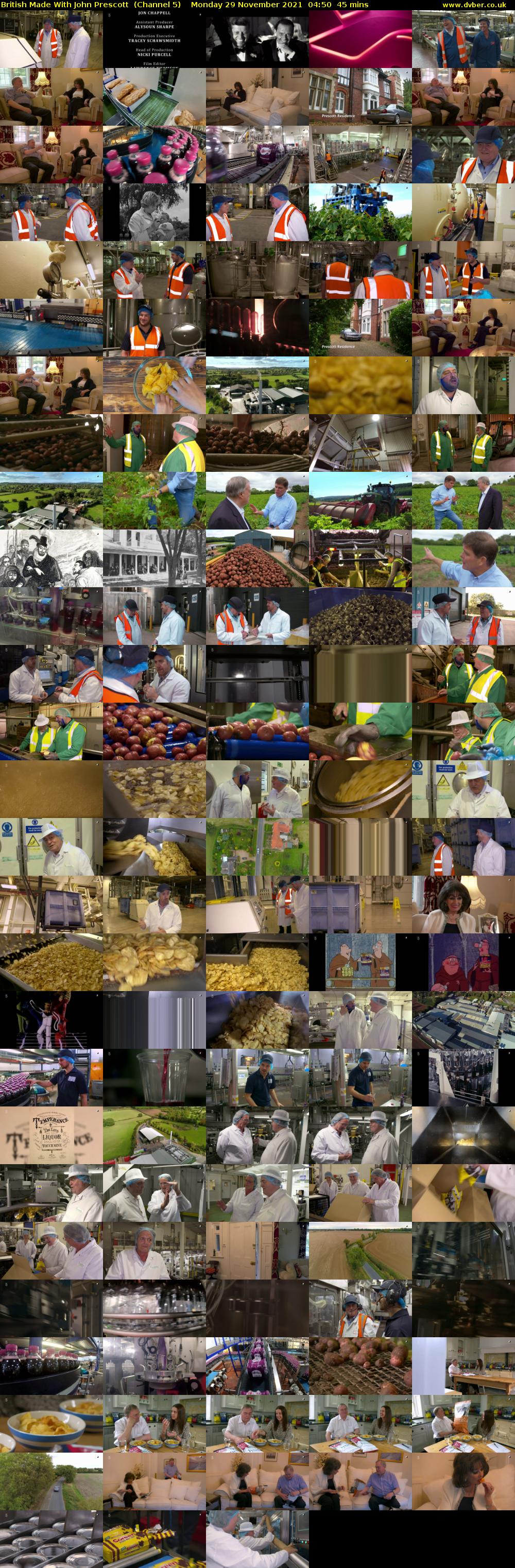 British Made With John Prescott  (Channel 5) Monday 29 November 2021 04:50 - 05:35