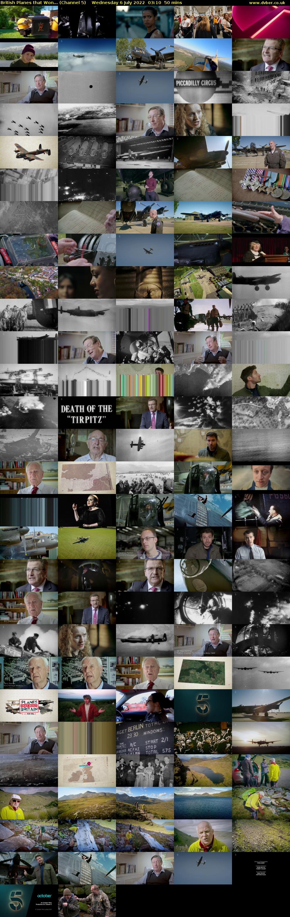 British Planes that Won... (Channel 5) Wednesday 6 July 2022 03:10 - 04:00
