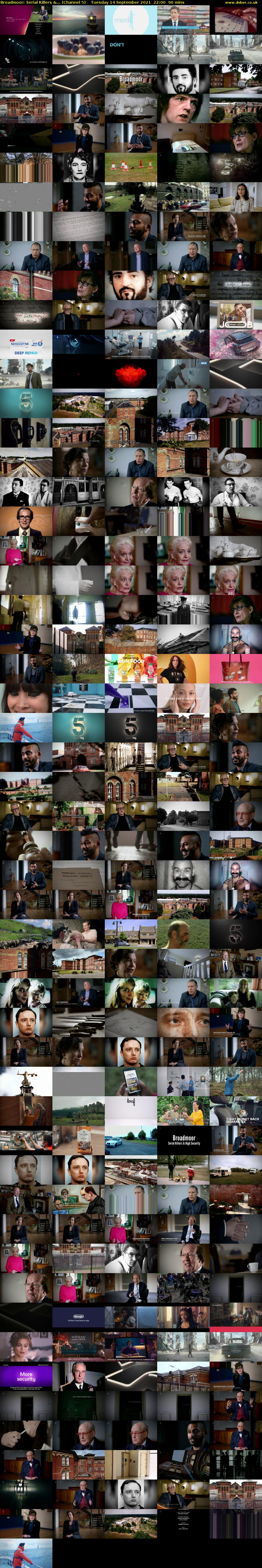 Broadmoor: Serial Killers &... (Channel 5) Tuesday 14 September 2021 22:00 - 23:30