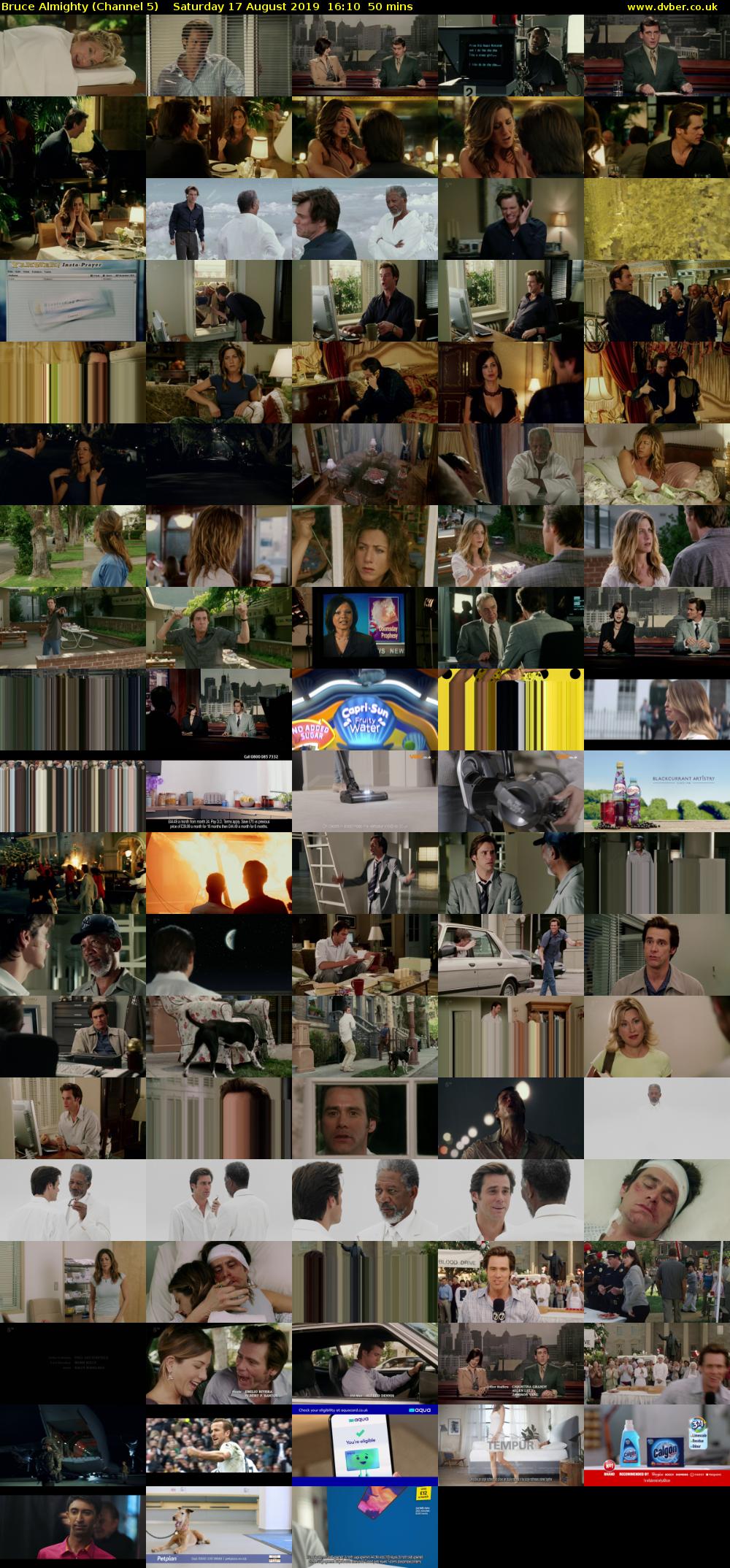 Bruce Almighty (Channel 5) Saturday 17 August 2019 16:10 - 17:00