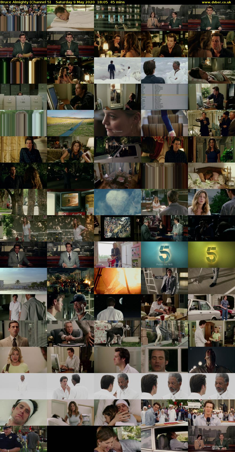 Bruce Almighty (Channel 5) Saturday 9 May 2020 18:05 - 18:50