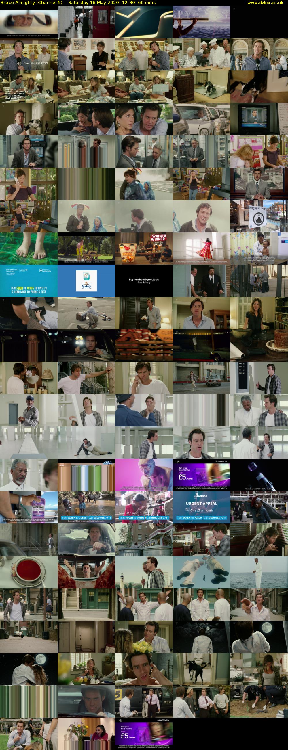 Bruce Almighty (Channel 5) Saturday 16 May 2020 12:30 - 13:30