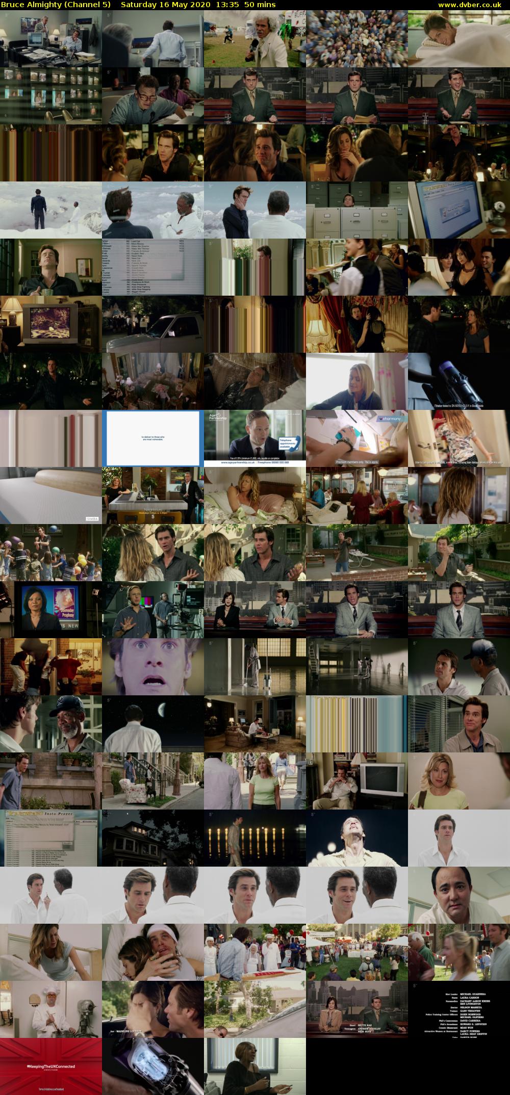 Bruce Almighty (Channel 5) Saturday 16 May 2020 13:35 - 14:25
