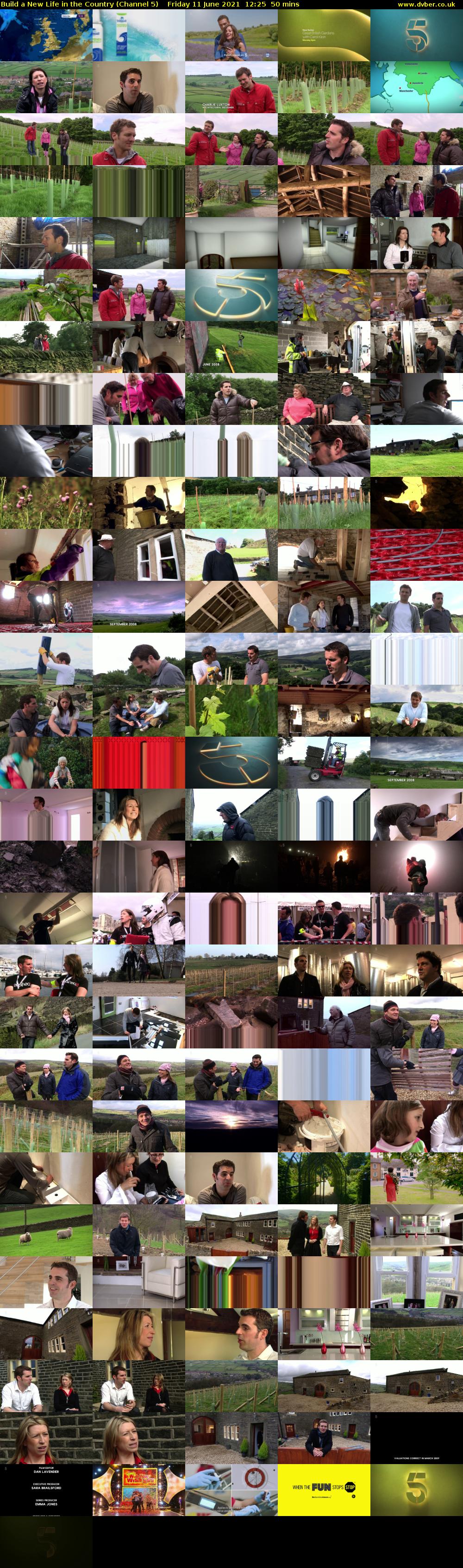 Build a New Life in the Country (Channel 5) Friday 11 June 2021 12:25 - 13:15