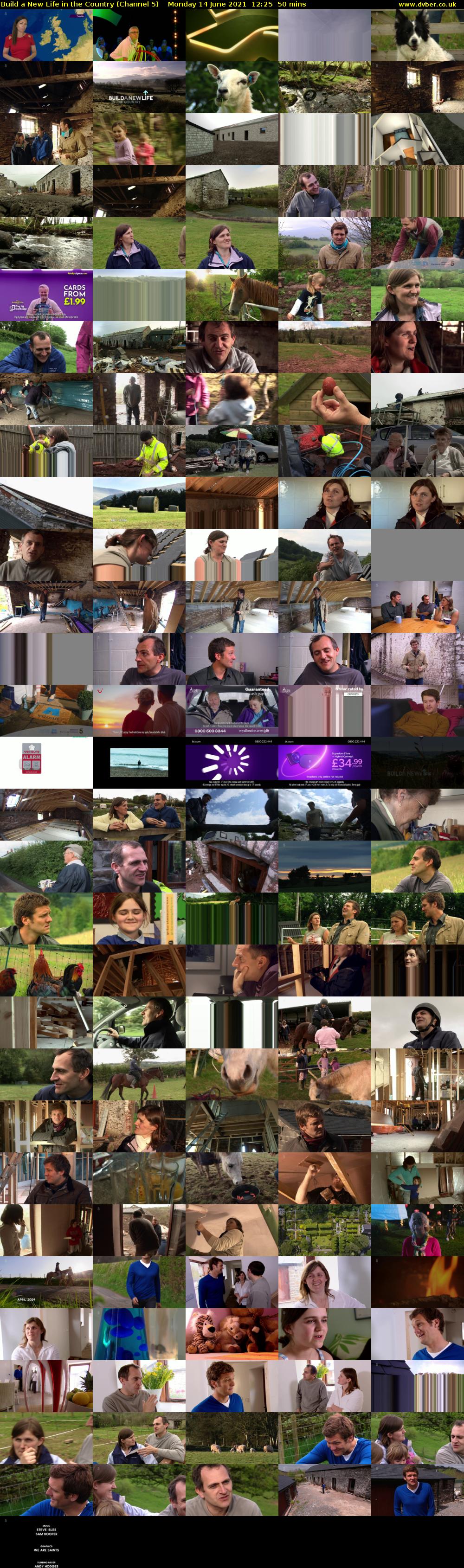 Build a New Life in the Country (Channel 5) Monday 14 June 2021 12:25 - 13:15