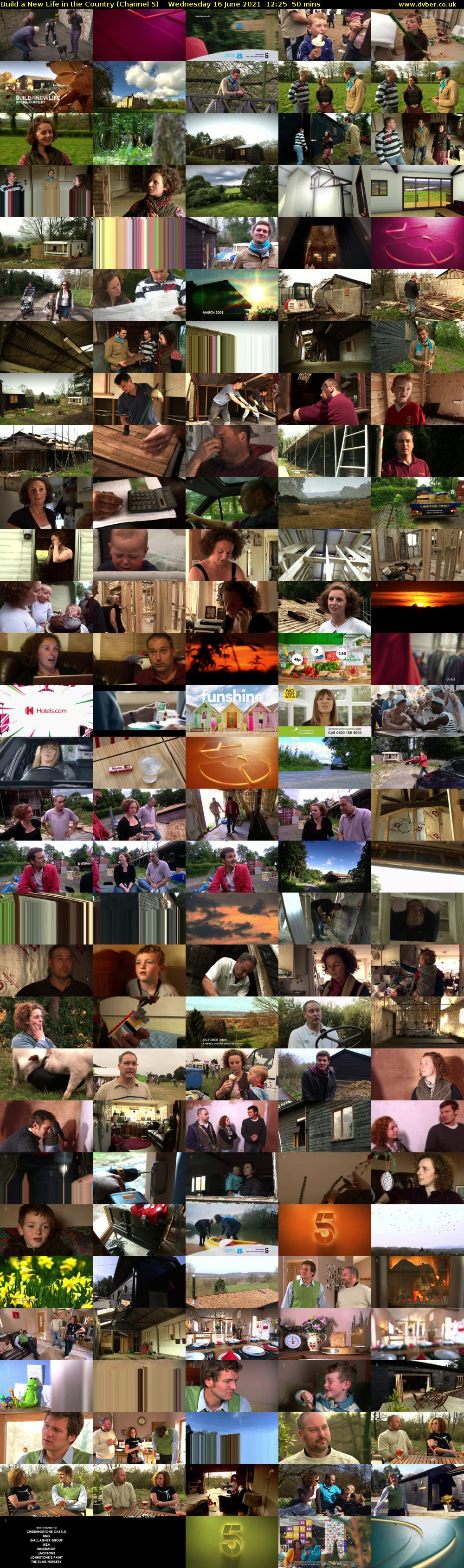 Build a New Life in the Country (Channel 5) Wednesday 16 June 2021 12:25 - 13:15
