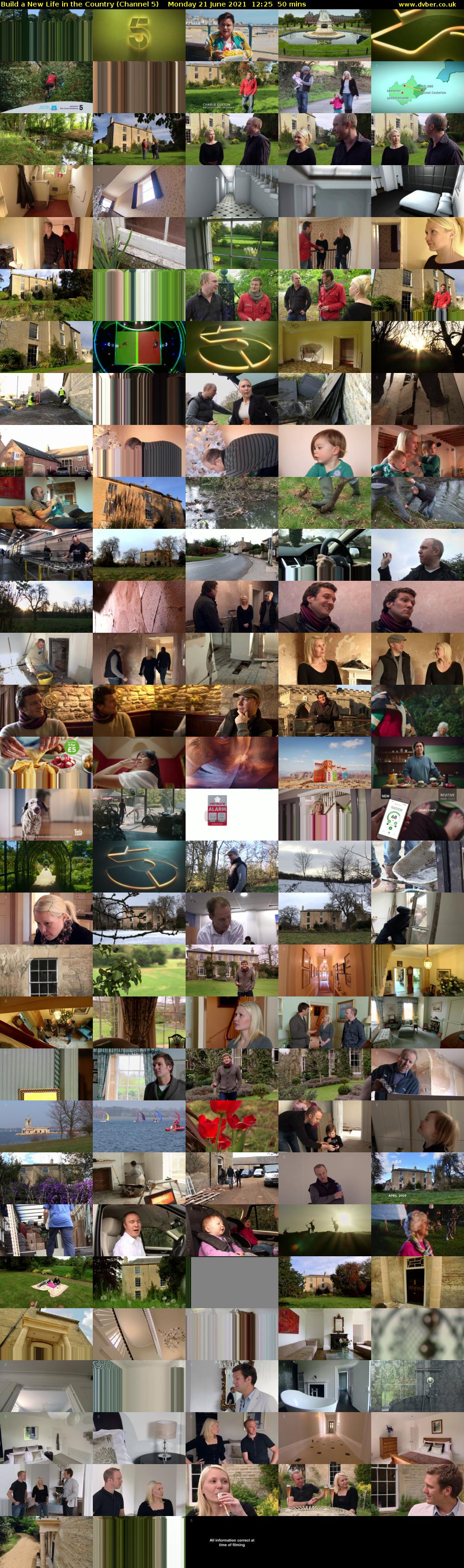 Build a New Life in the Country (Channel 5) Monday 21 June 2021 12:25 - 13:15