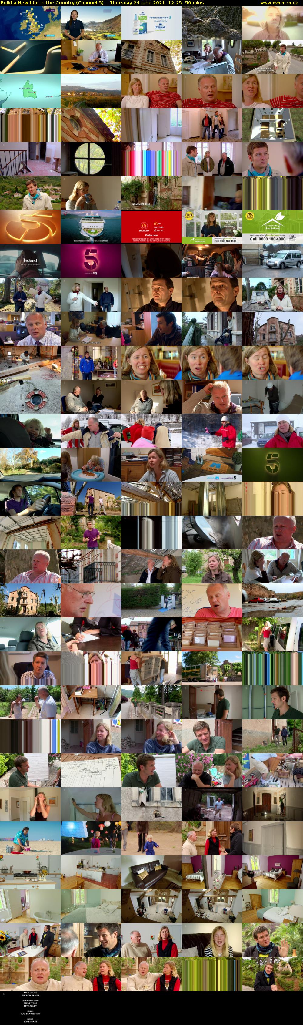 Build a New Life in the Country (Channel 5) Thursday 24 June 2021 12:25 - 13:15