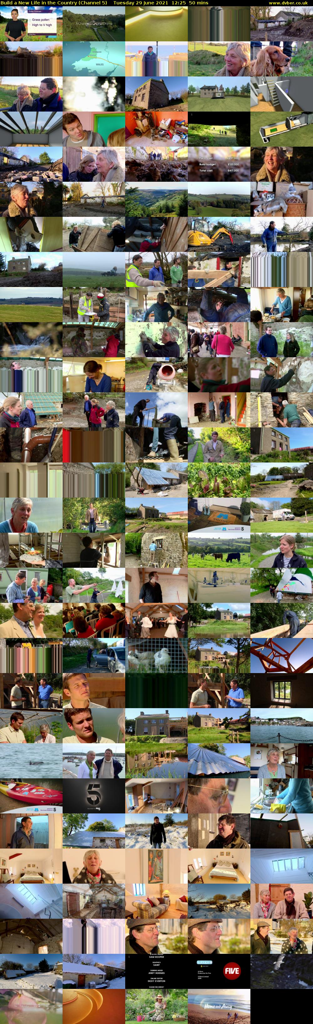 Build a New Life in the Country (Channel 5) Tuesday 29 June 2021 12:25 - 13:15