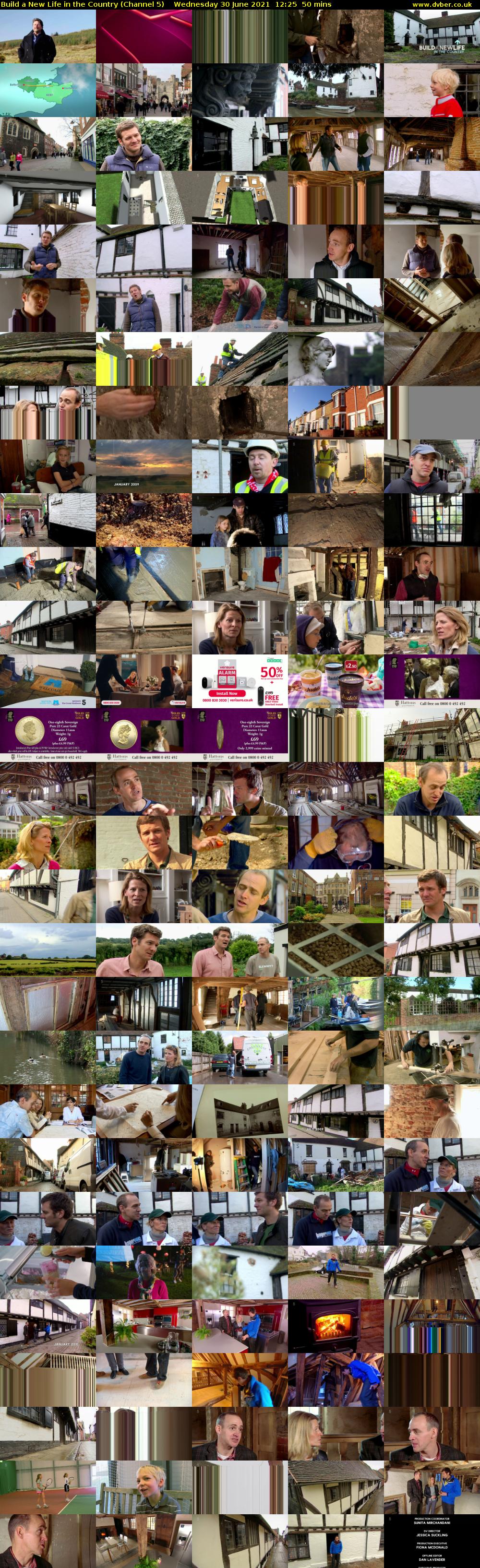 Build a New Life in the Country (Channel 5) Wednesday 30 June 2021 12:25 - 13:15