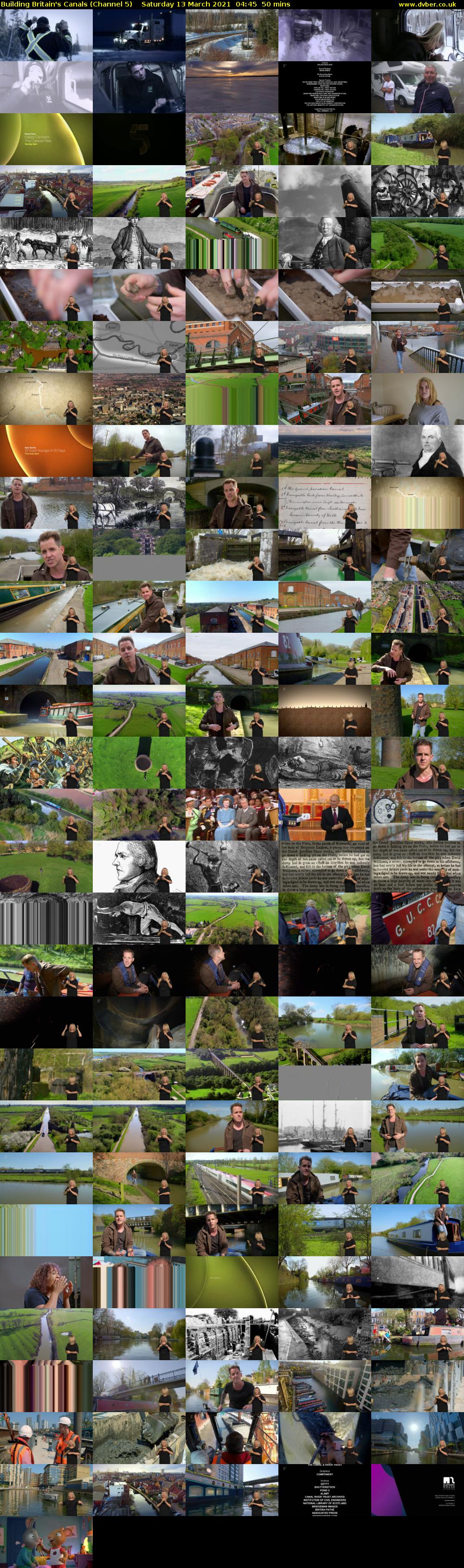 Building Britain's Canals (Channel 5) Saturday 13 March 2021 04:45 - 05:35