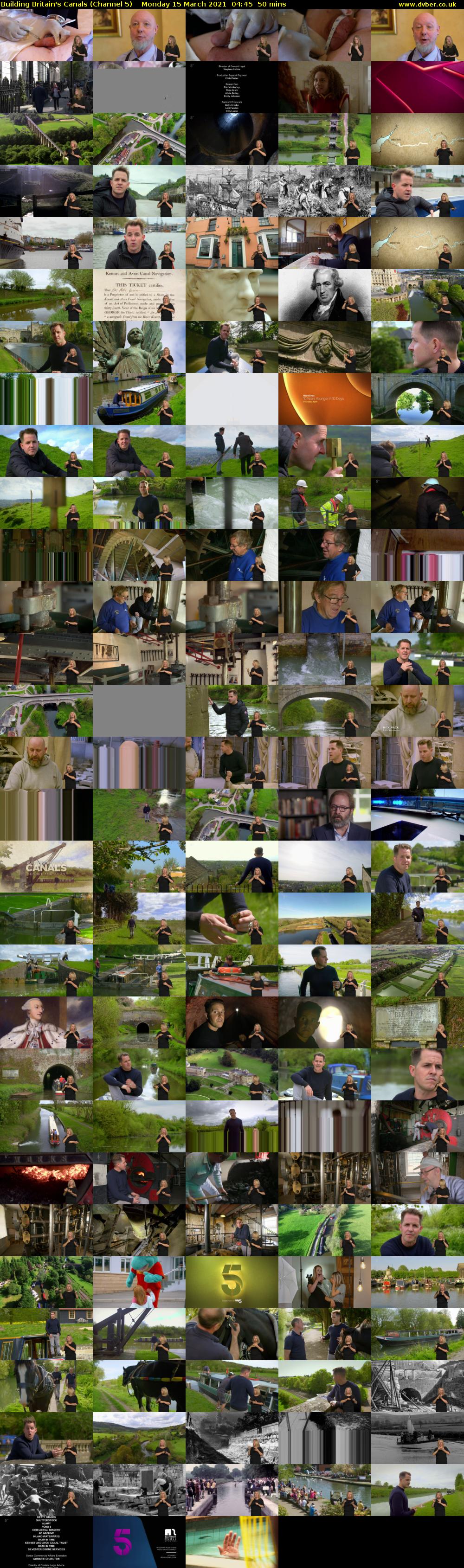 Building Britain's Canals (Channel 5) Monday 15 March 2021 04:45 - 05:35