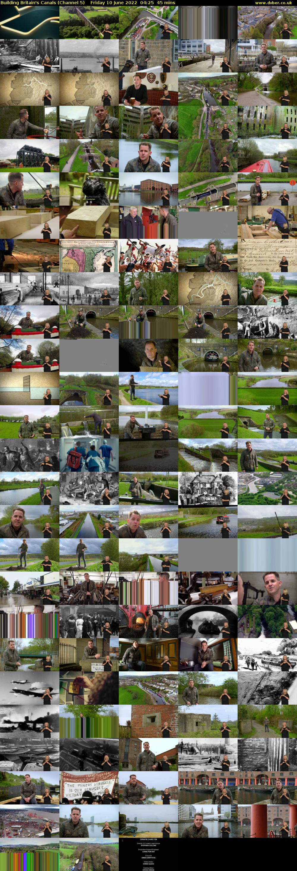 Building Britain's Canals (Channel 5) Friday 10 June 2022 04:25 - 05:10