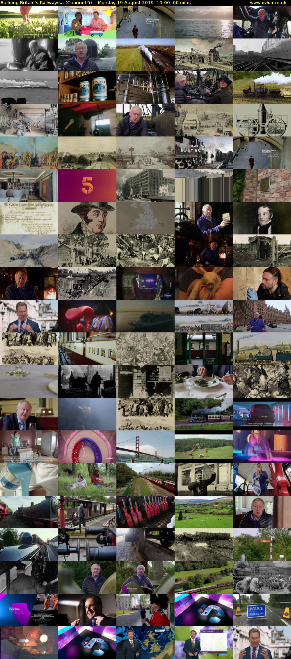 Building Britain's Railways... (Channel 5) Monday 19 August 2019 19:00 - 20:00