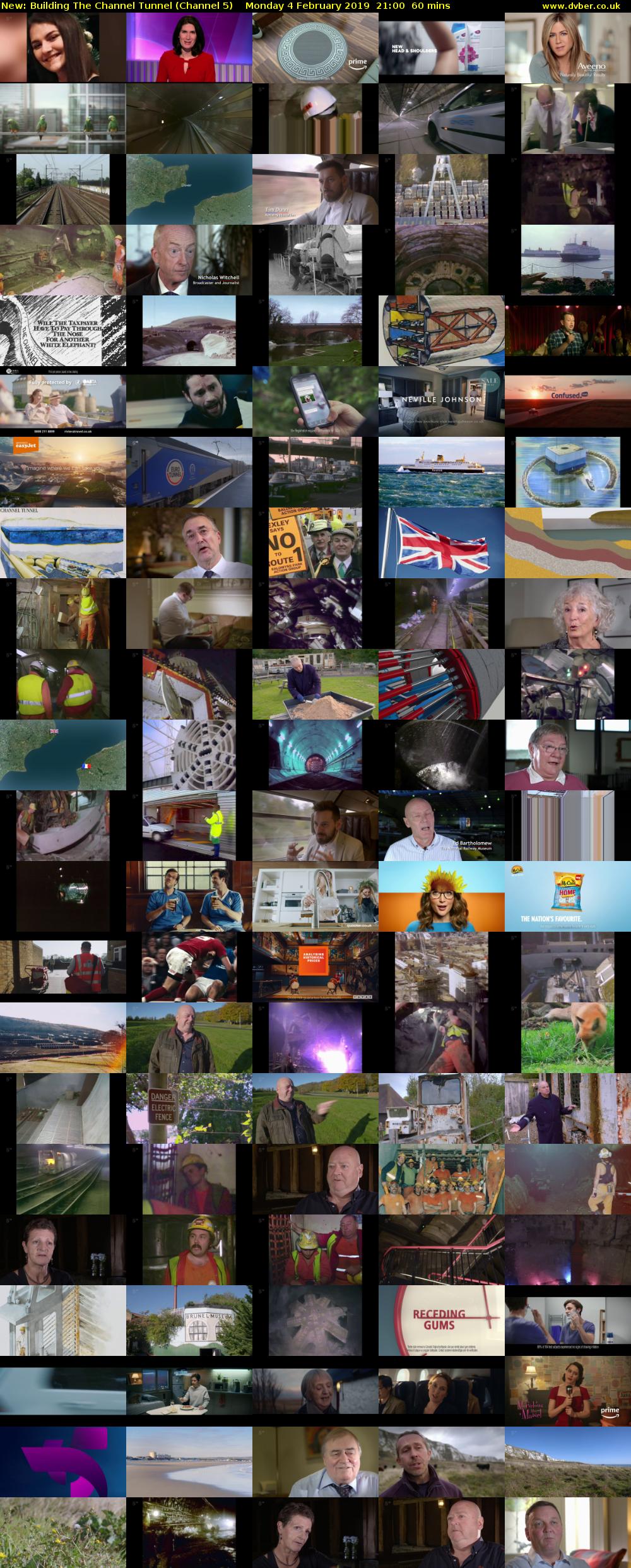 Building The Channel Tunnel (Channel 5) Monday 4 February 2019 21:00 - 22:00