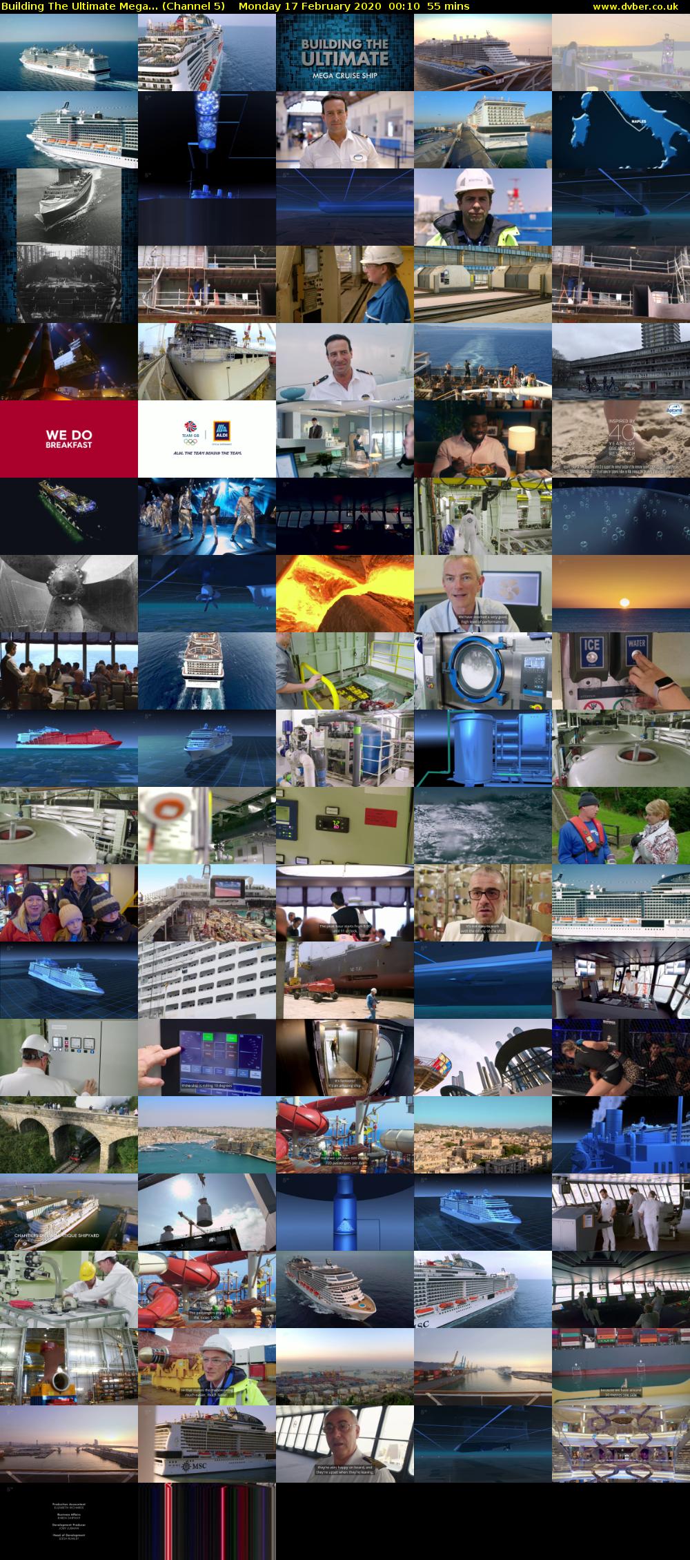 Building The Ultimate Mega... (Channel 5) Monday 17 February 2020 00:10 - 01:05