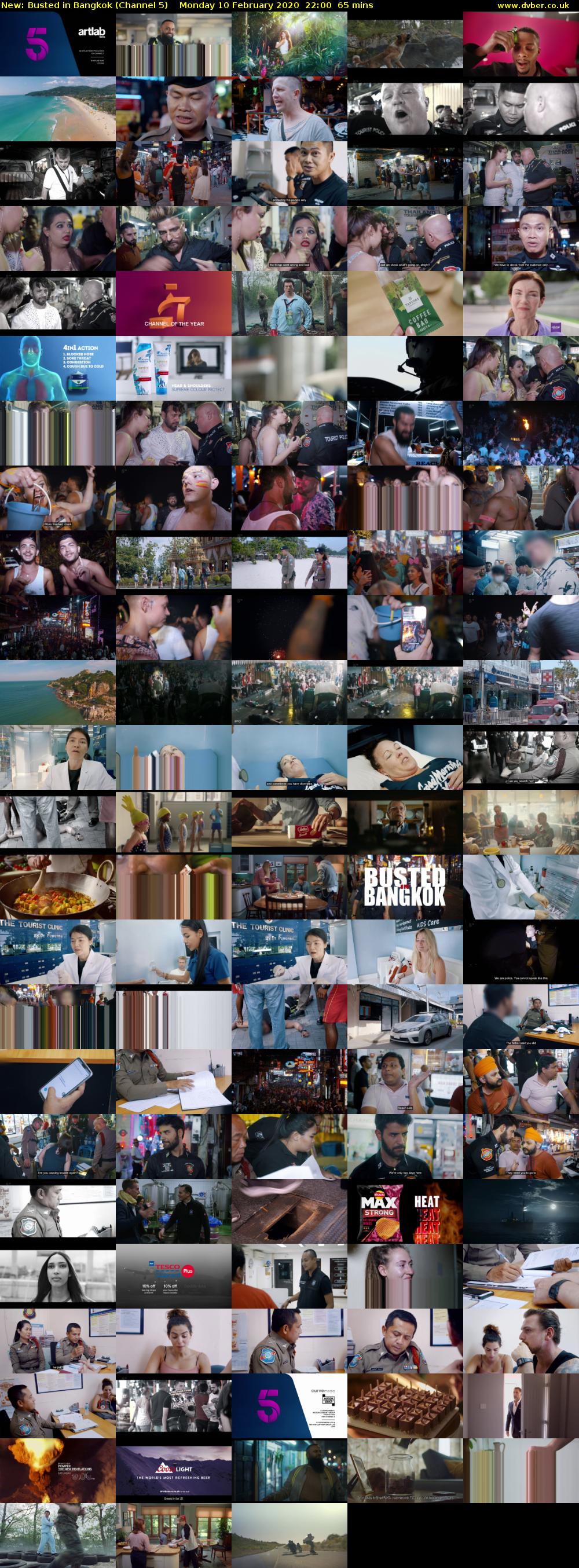 Busted in Bangkok (Channel 5) Monday 10 February 2020 22:00 - 23:05