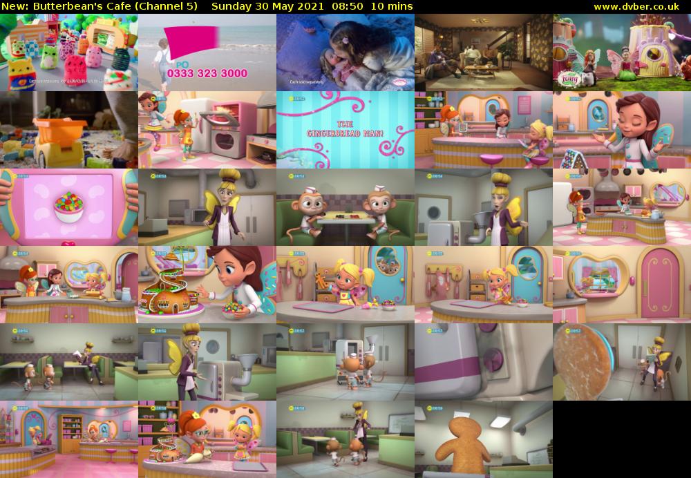 Butterbean's Cafe (Channel 5) Sunday 30 May 2021 08:50 - 09:00