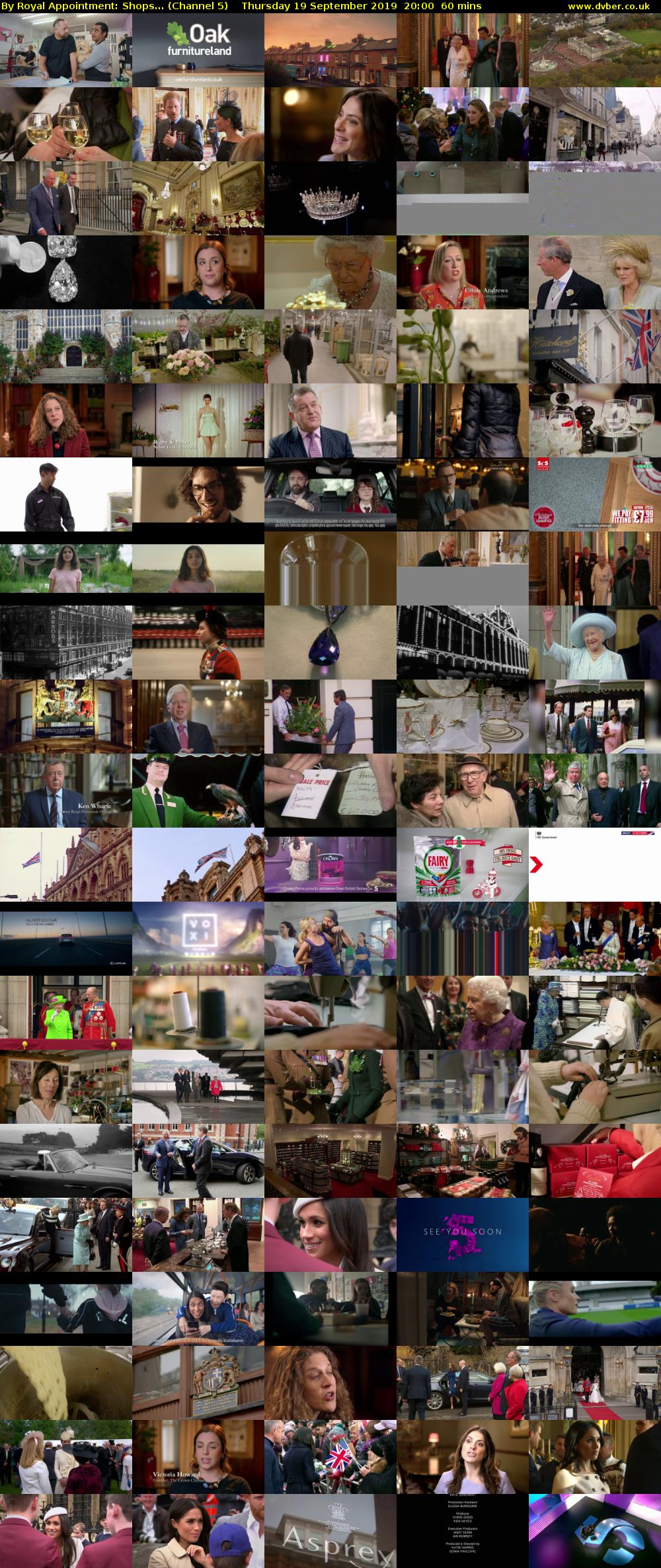 By Royal Appointment: Shops... (Channel 5) Thursday 19 September 2019 20:00 - 21:00