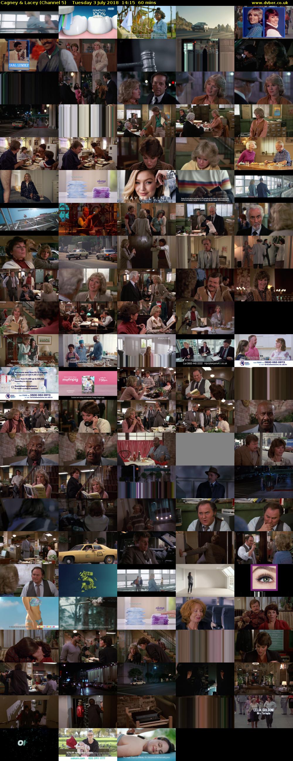 Cagney & Lacey (Channel 5) Tuesday 3 July 2018 14:15 - 15:15