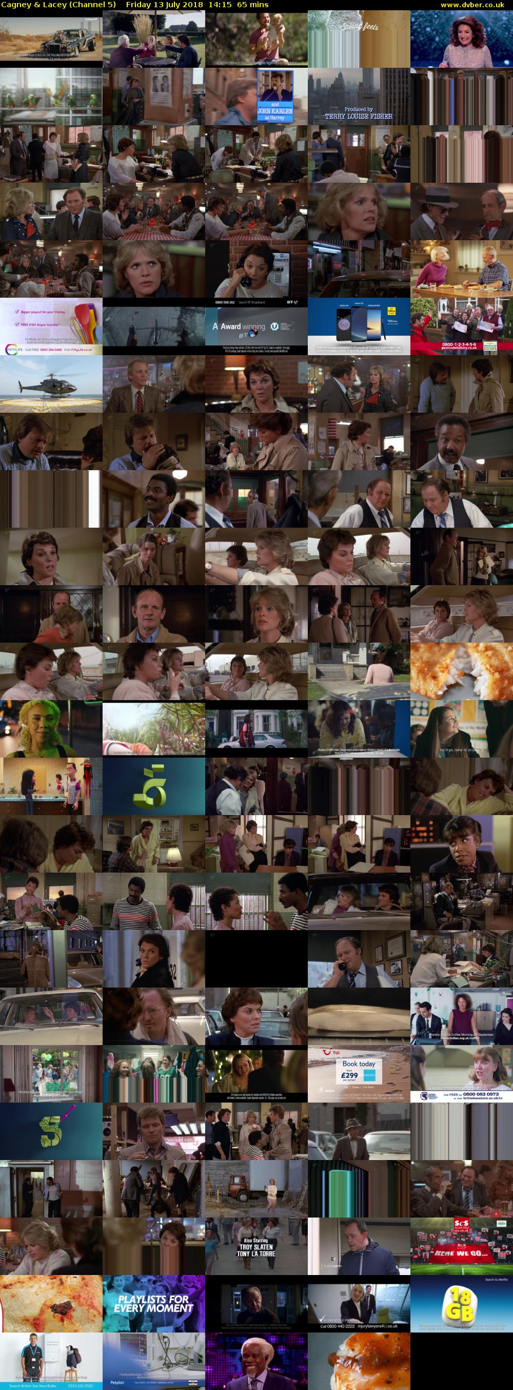Cagney & Lacey (Channel 5) Friday 13 July 2018 14:15 - 15:20