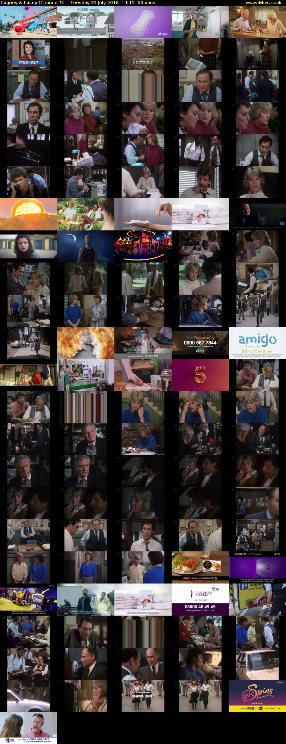 Cagney & Lacey (Channel 5) Tuesday 31 July 2018 14:15 - 15:15