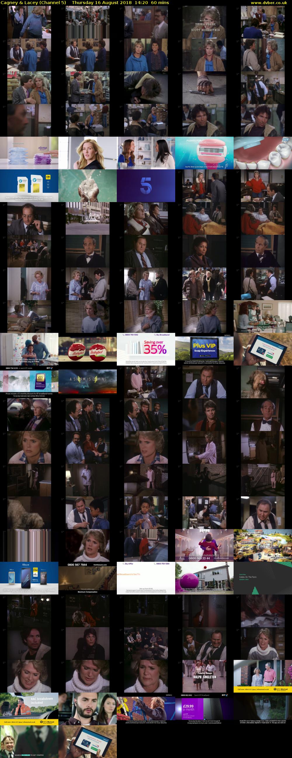 Cagney & Lacey (Channel 5) Thursday 16 August 2018 14:20 - 15:20